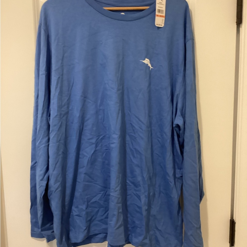 Tommy Bahama Sky Blue Long Sleeve Tee